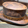Leather Grave Digger Hat