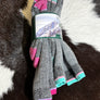 Women's Wool Socks Pink/Blue