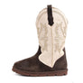 BIG N TALL Men's Cowboy Boot - Espresso/Cream