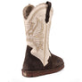 BIG N TALL Men's Cowboy Boot - Espresso/Cream