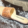 Tooled Leather Slide