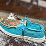 Turquoise Slip-on