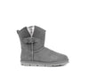 Short Buckle Boot "Argali" - Charcoal