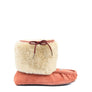 Moccasin Bootie - Faded Red