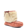 Moccasin Bootie - Faded Red
