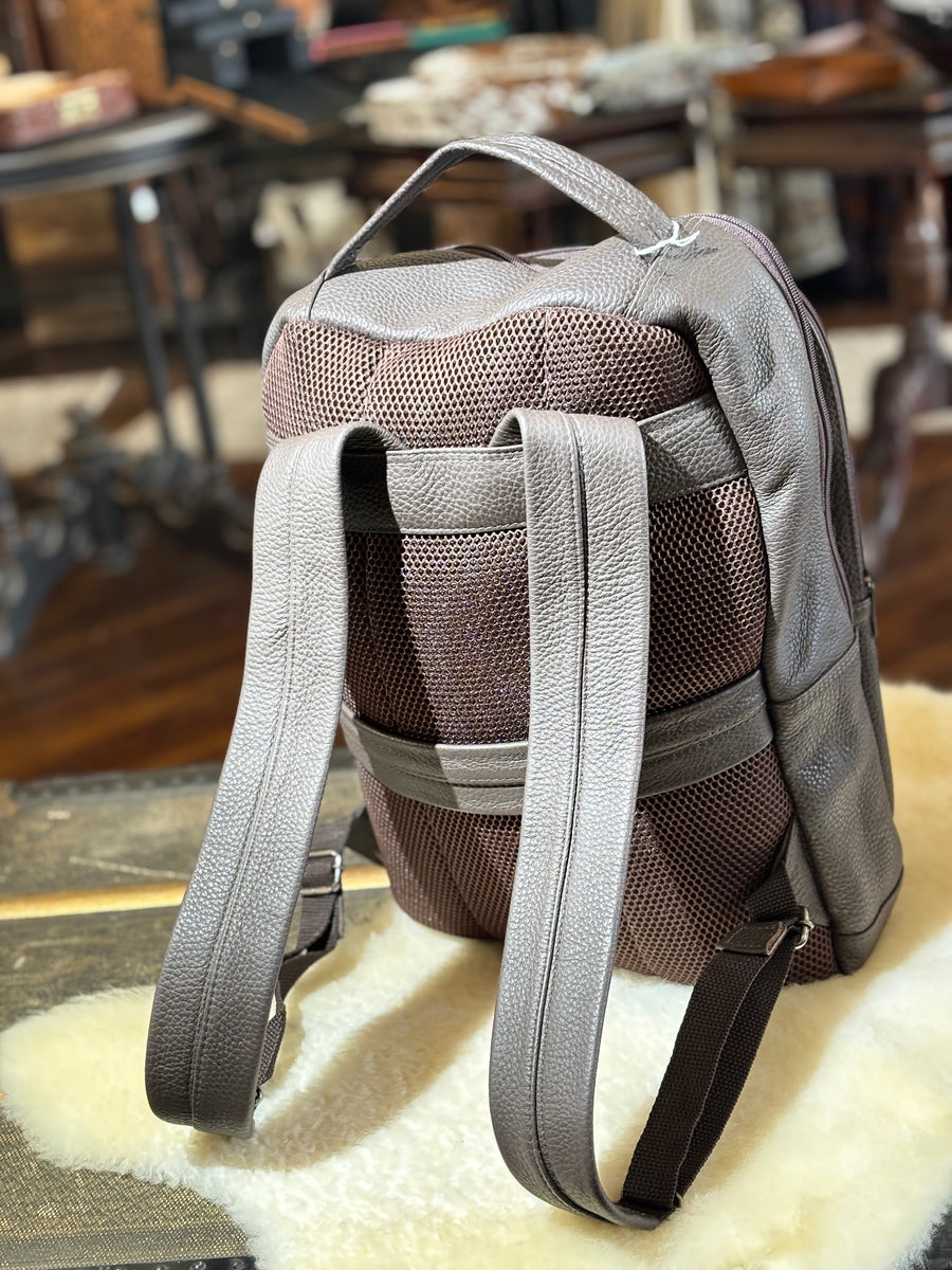 Smooth Leather and hide Backpack