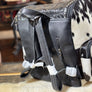 Black Tooled Leather Backpack