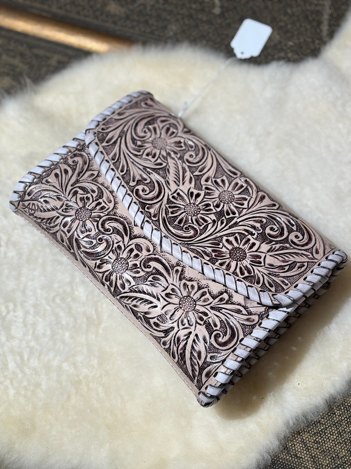Small Tooled Leather Purse