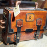 Leather and Copper Briefcase