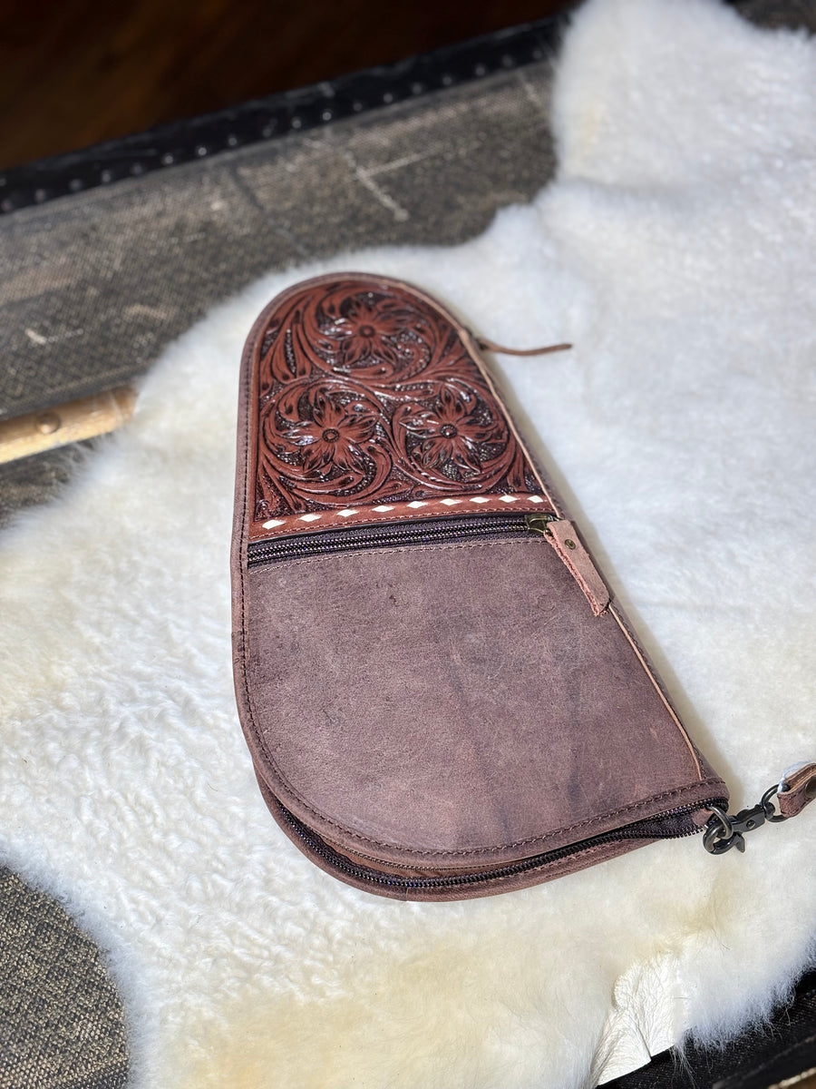 Small Leather Gun Case