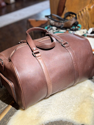 Medium Smooth Leather Duffle Bag