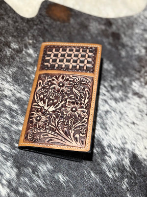 Tooled Long Wallet