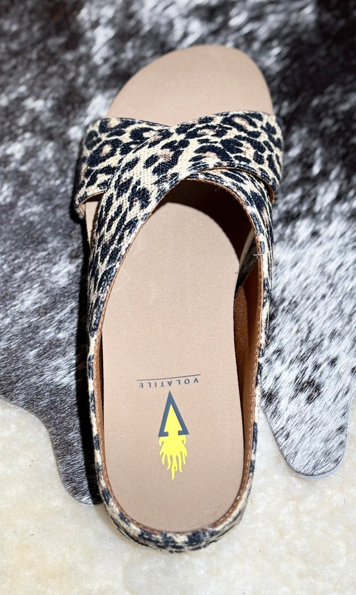 Volital Leopard Sandal