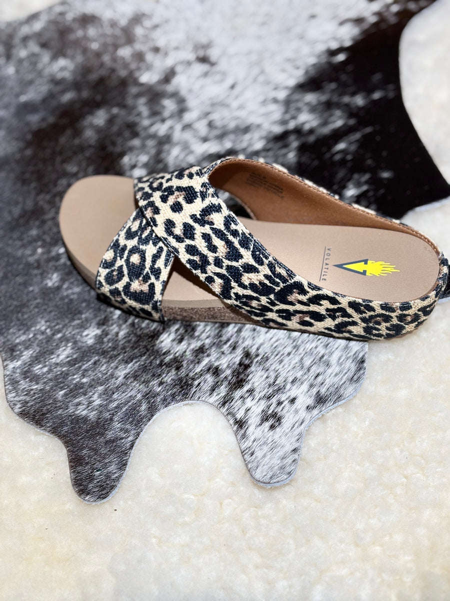Volital Leopard Sandal