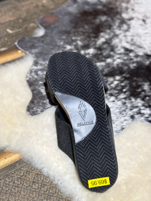 Volital Black Sandals