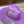 Purple Felt Hat with Burned Feathers
