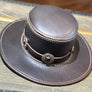 Leather Stevie Hat