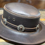 Leather Stevie Hat