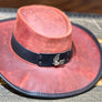 Leather Bounty Hunter Hat