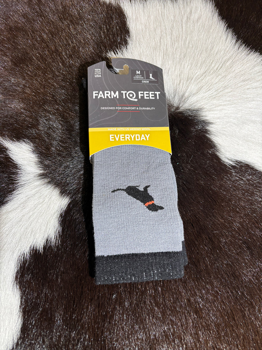 Farm to Feet Socks Everyday Dog Pattern
