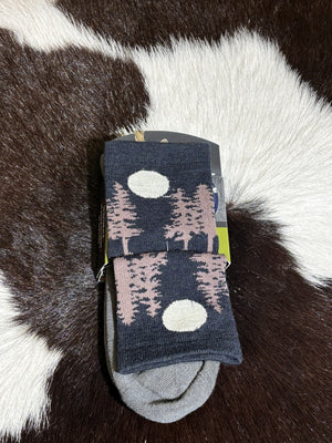 Farm to Feet Socks Trail Emo Pattern