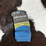 Farm to Feet Socks Trail 3/4 Crew Blue