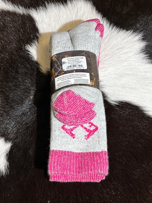Women's Wool Socks Camo Pattern