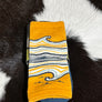 Farm to Feet Socks Trail Wave Pattern