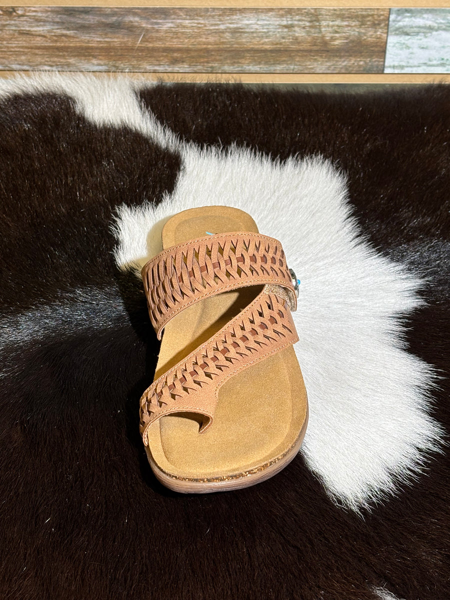 Mykos Sandal Scarlett Brown