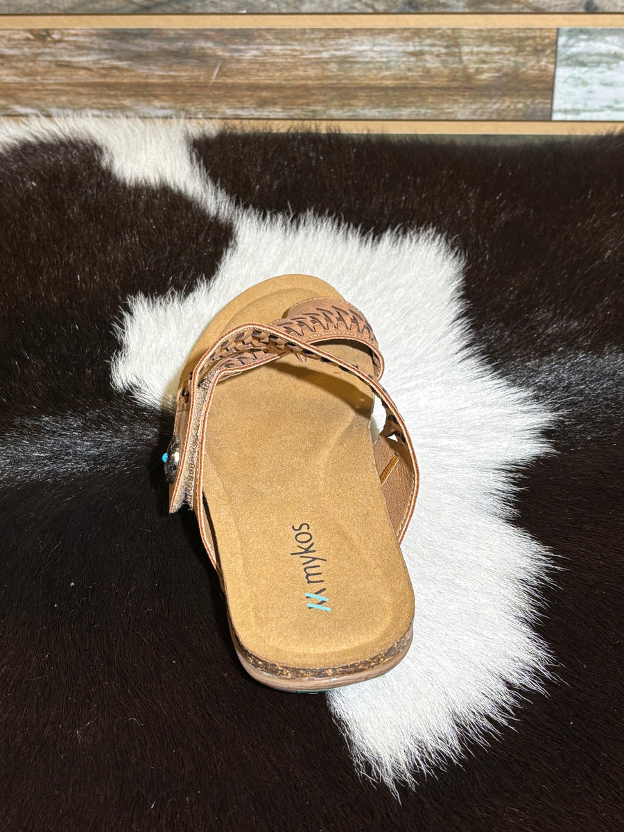 Mykos Sandal Scarlett Brown
