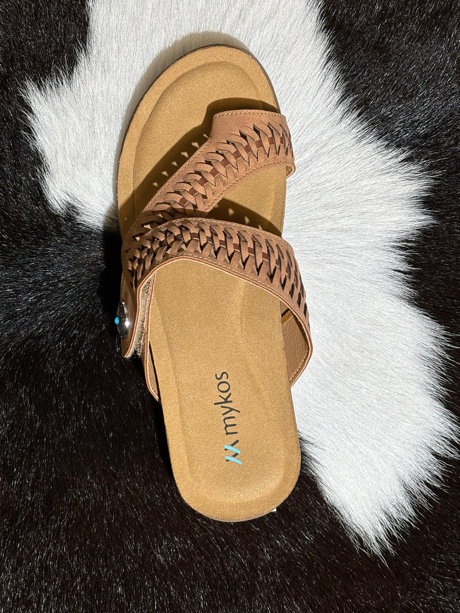 Mykos Sandal Scarlett Brown