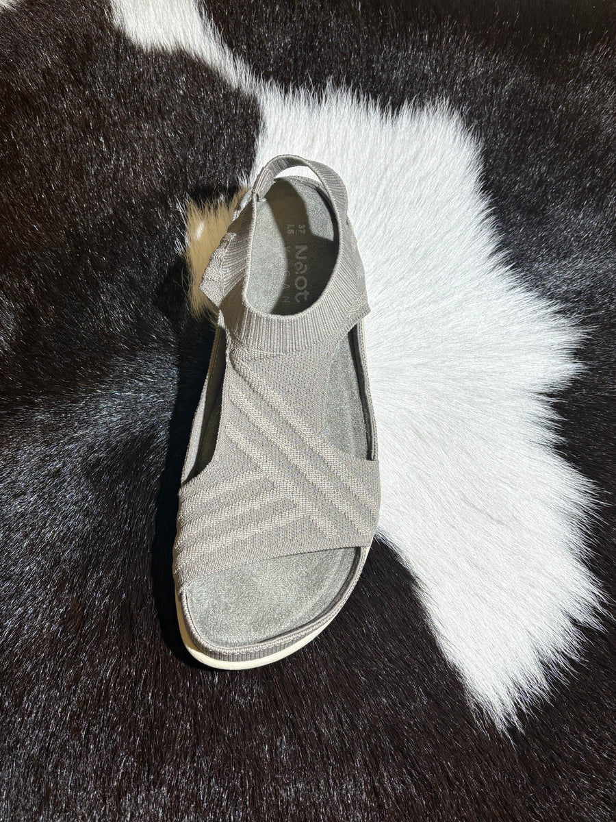 Naot Taupe Leather Sandal