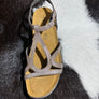 Naot Silver Leather Sandal