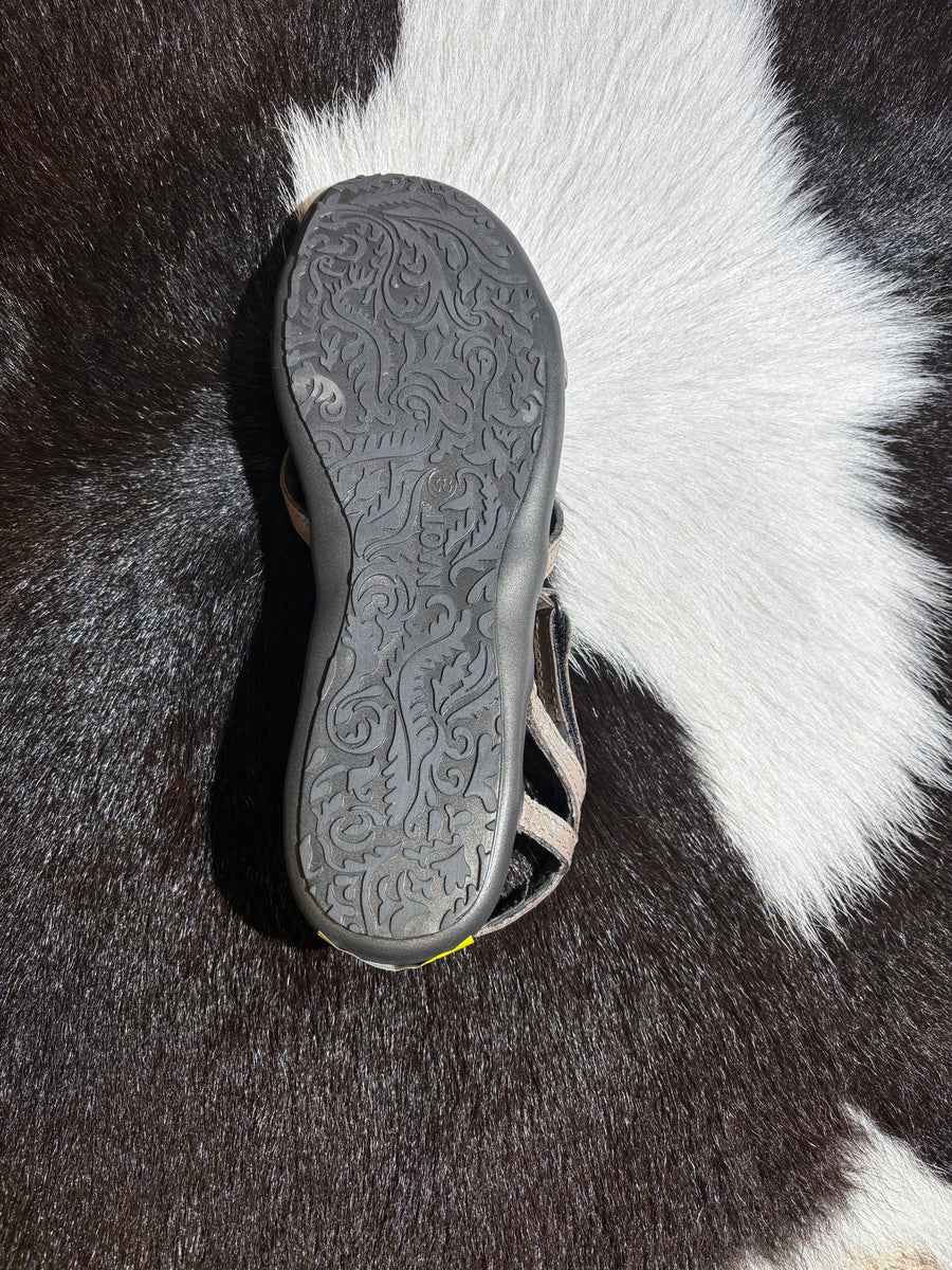 Naot Silver Leather Sandal