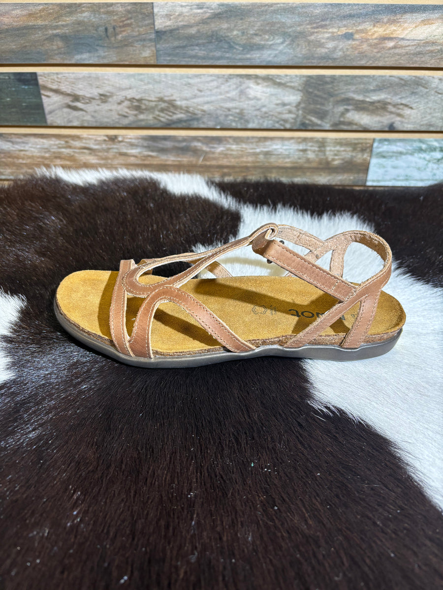 Naot Latte Leather Sandal