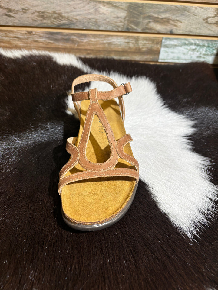 Naot Latte Leather Sandal