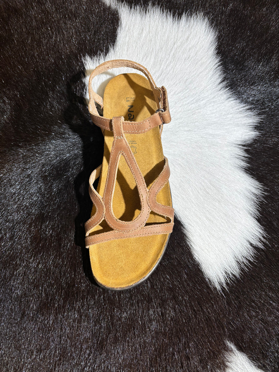 Naot Latte Leather Sandal