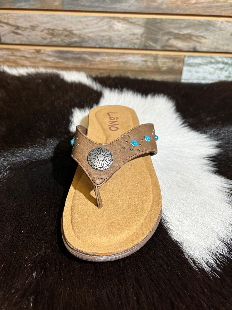 Lamo Jovie Flip-flop Brown