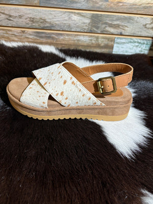 Calabar Dapple Cowhide Sandal