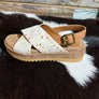 Calabar Dapple Cowhide Sandal