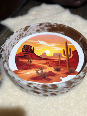 leather bowl