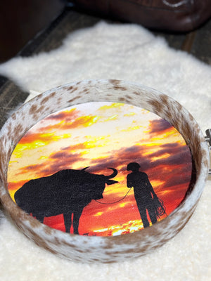 leather bowl