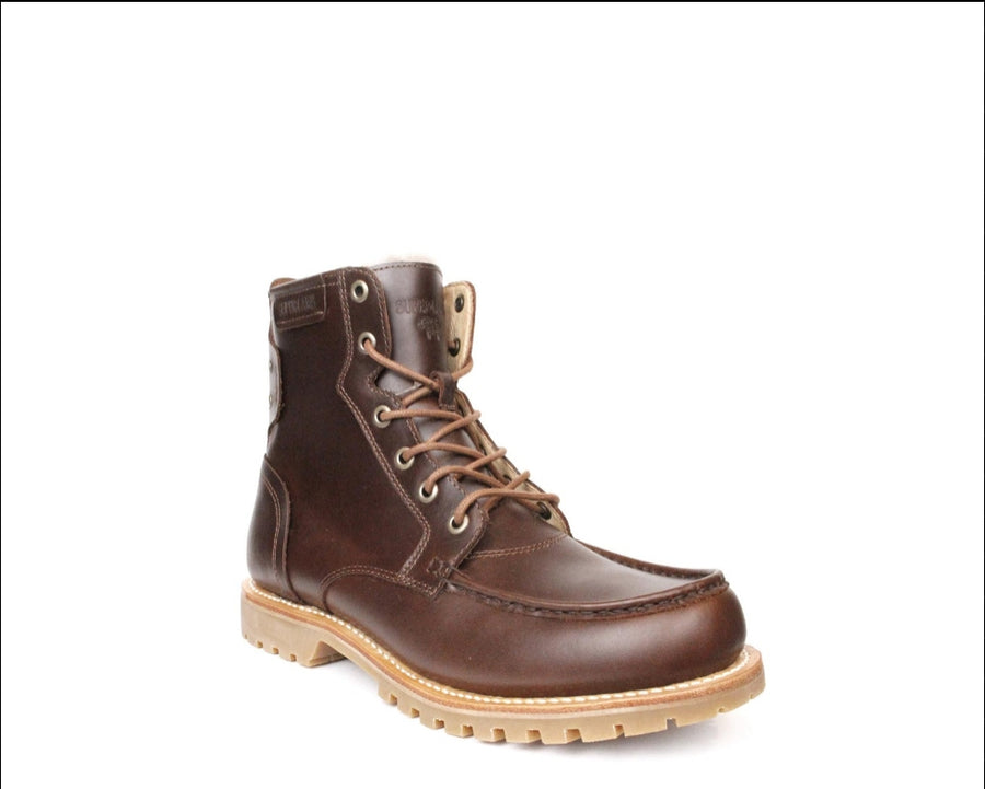 BIG N TALL Ibex Work Boot - Black Cherry Soft Toe