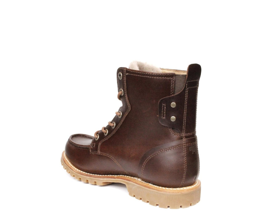 BIG N TALL Ibex Work Boot - Black Cherry Soft Toe