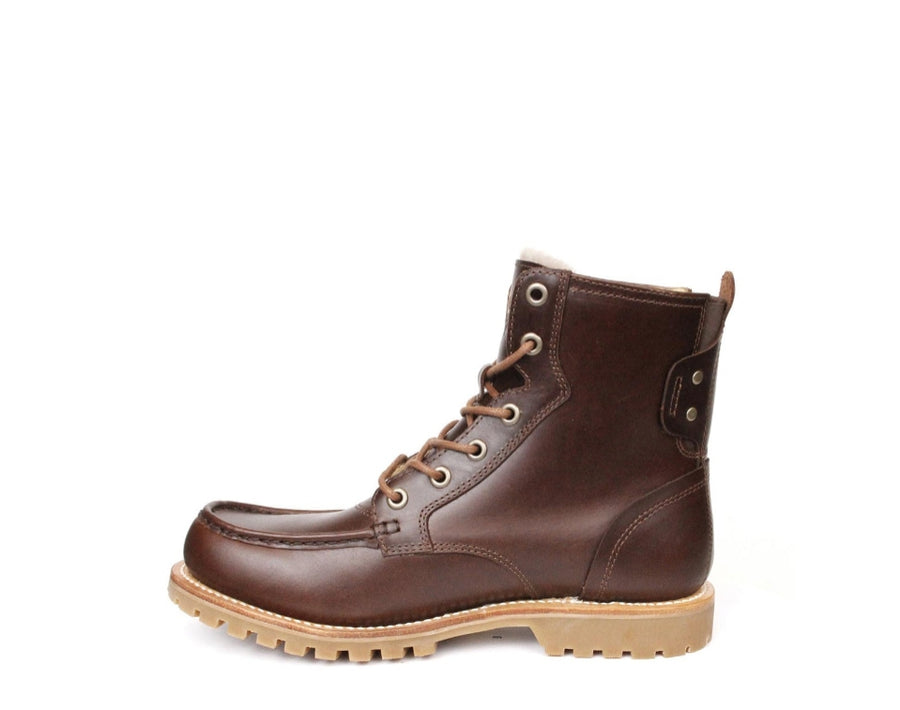 BIG N TALL Ibex Work Boot - Black Cherry Soft Toe