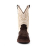 BIG N TALL Men's Cowboy Boot - Espresso/Cream