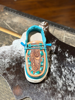 Turquoise Slip-on
