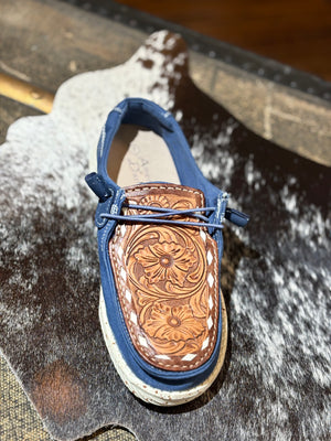 Blue Slip-on