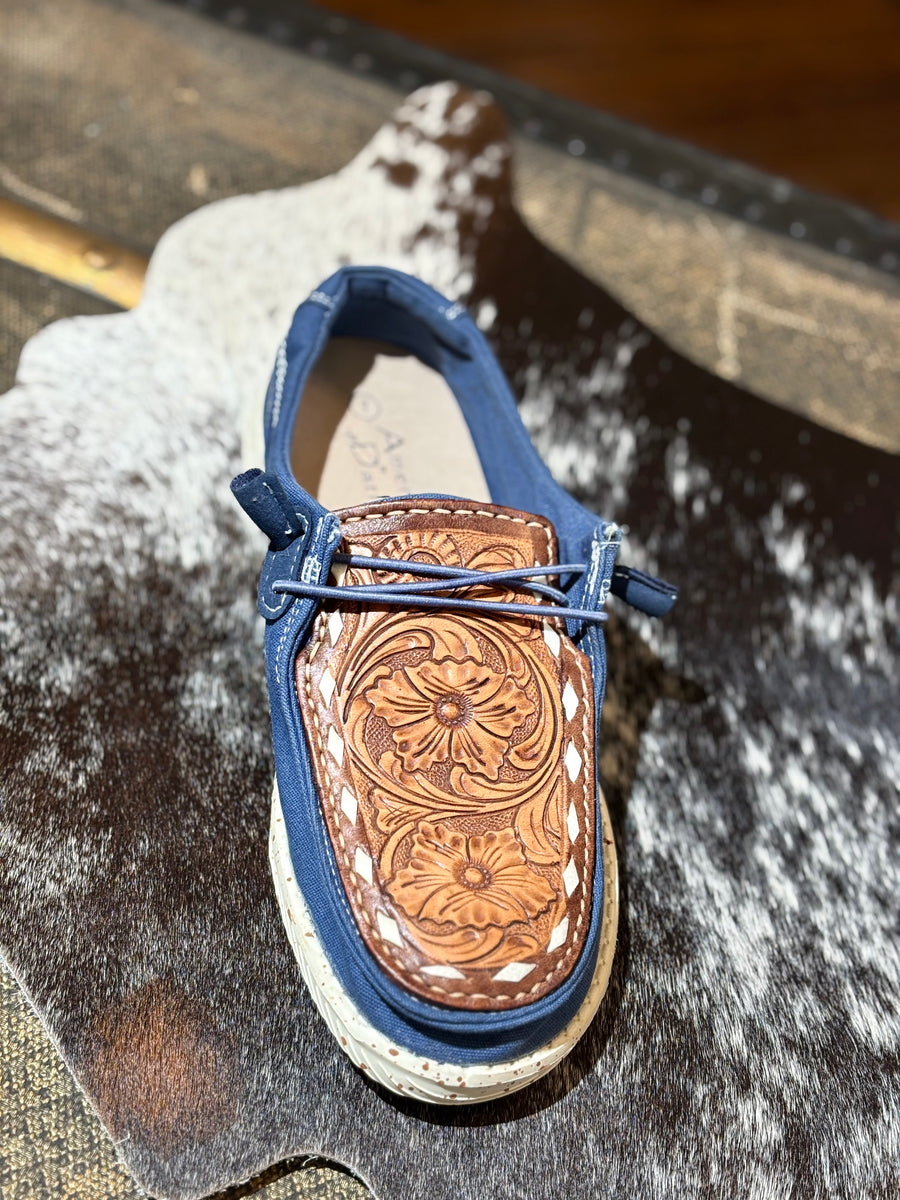 Blue Slip-on