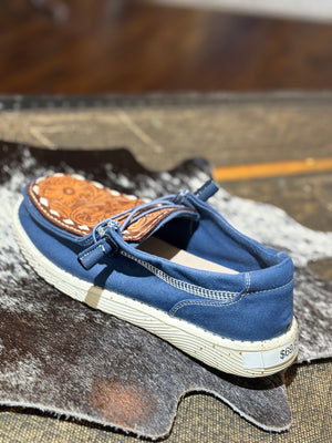 Blue Slip-on